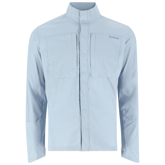Simms Men's Latitude BiComp Shirt Steel Blue Image 01