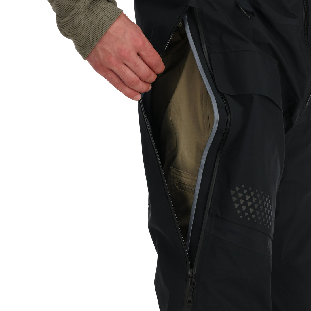 Simms Men's ProDry Bib, Black, view 5