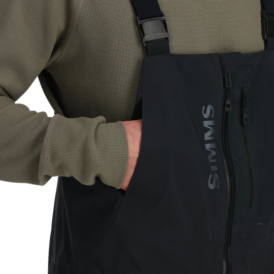 Simms Men's ProDry Bib, Black, view 6