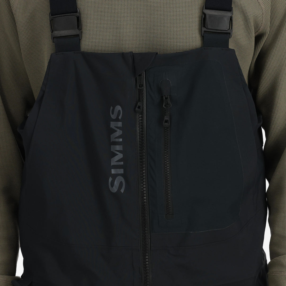 Simms Men's ProDry Bib, Black, view 9