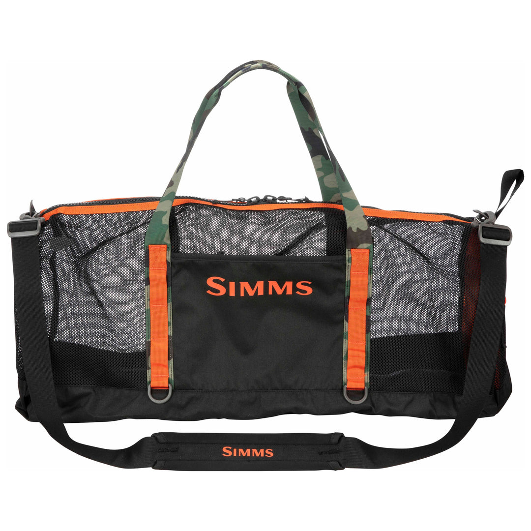 Simms Challenger Mesh Duffel 60L, Black