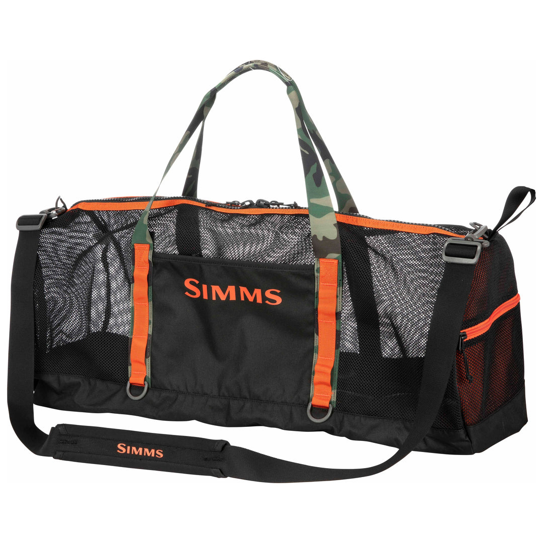 Simms Challenger Mesh Duffel 60L, Black, view 2