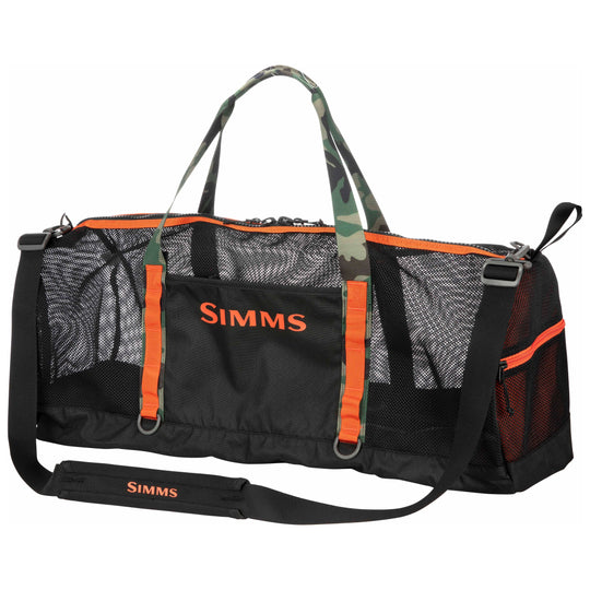 Simms Challenger Mesh Duffel 60L, Black, view 2