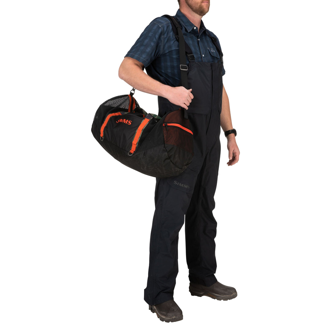 Simms Challenger Mesh Duffel 60L, Black, view 4