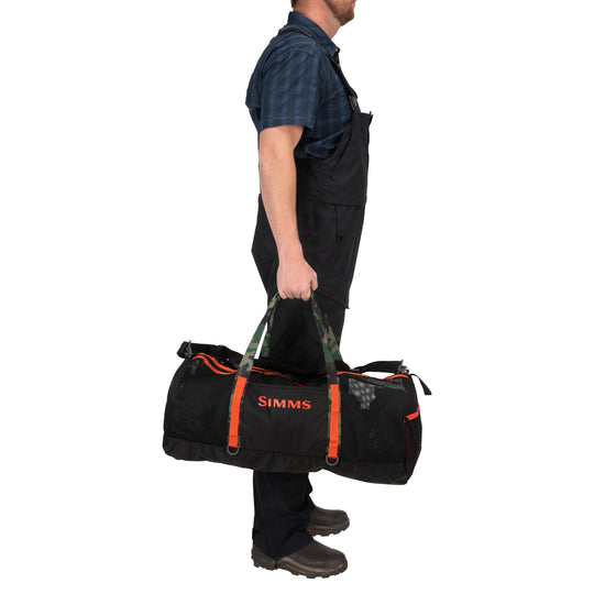 Simms Challenger Mesh Duffel 60L, Black, view 6