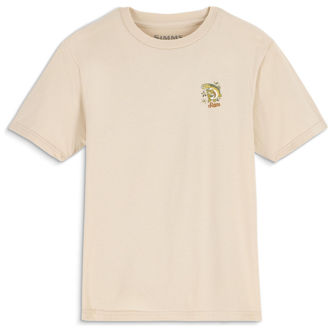 Simms Kid's Match The Hatch T-Shirt, Natural, view 2