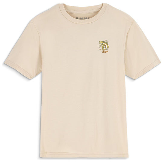 Simms Kid's Match The Hatch T-Shirt, Natural, view 2