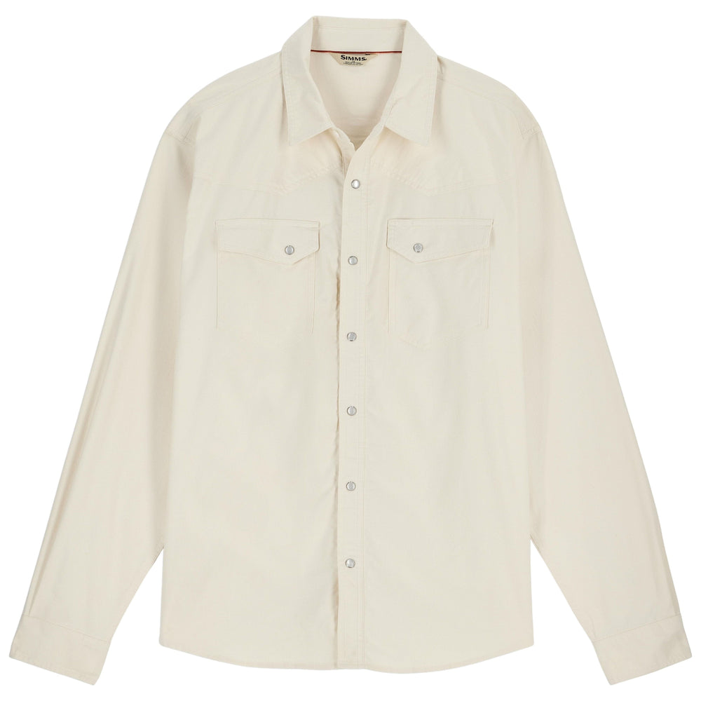 Simms Men's Brackett Flannel, Tallow