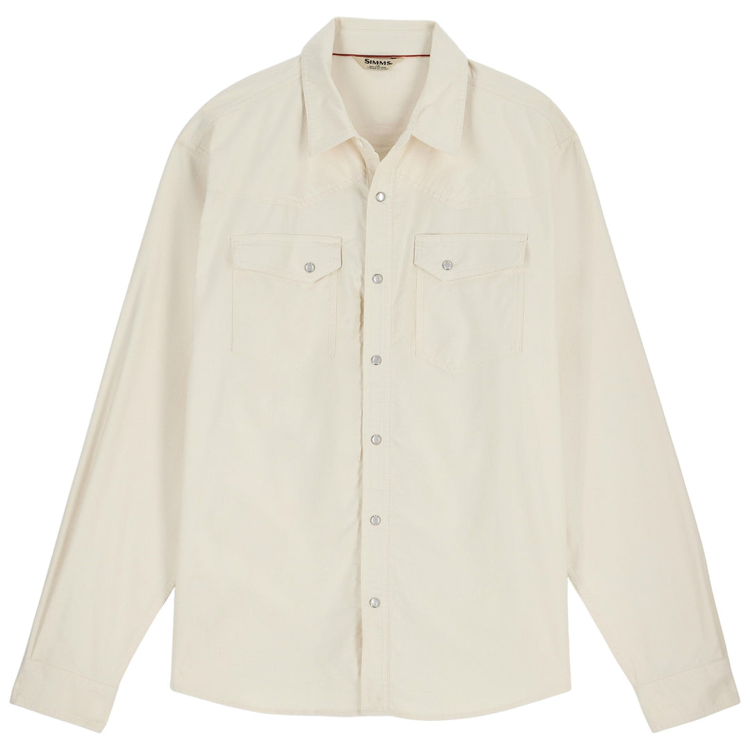 Simms Men's Brackett Flannel, Tallow