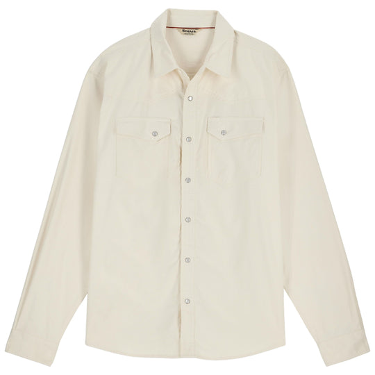 Simms Men's Brackett Flannel, Tallow