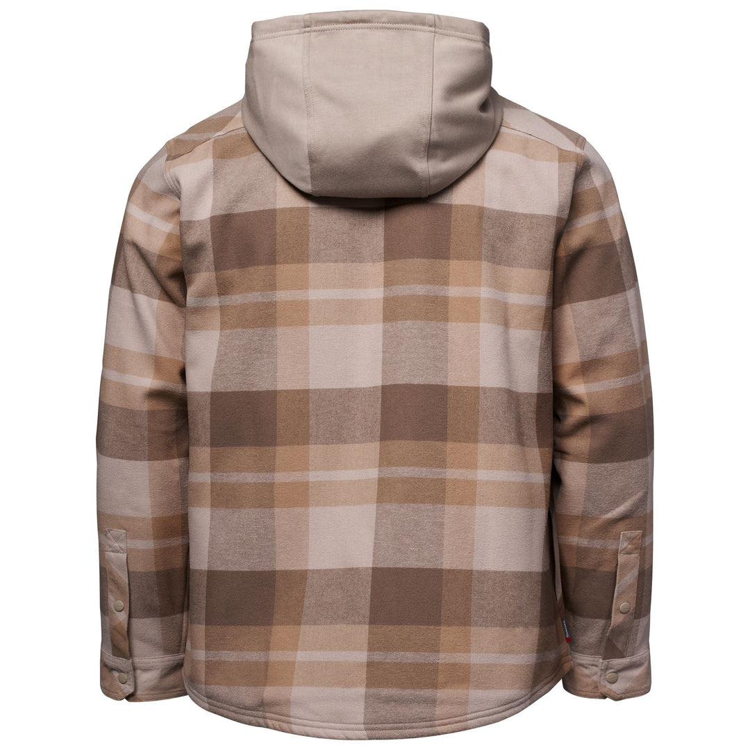 Simms Men's Coldweather Hooded Shacket, Fitzgerald Plaid: Dolomite, view 2