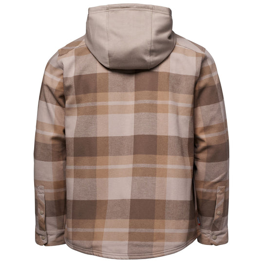 Simms Men's Coldweather Hooded Shacket, Fitzgerald Plaid: Dolomite, view 2