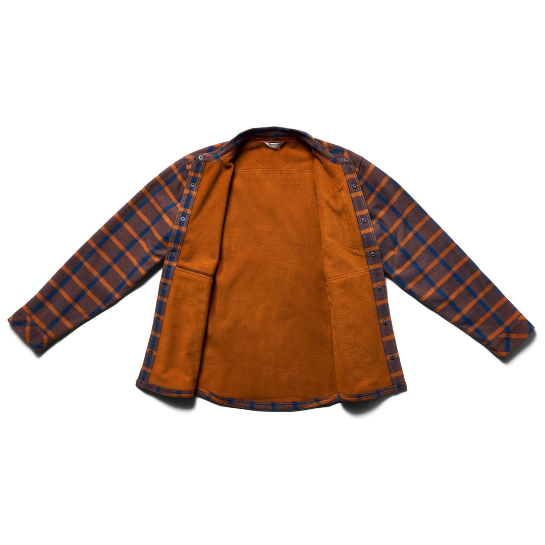 Simms Men's Coldweather Shacket, Ellington Plaid: Stone Fly, view 3