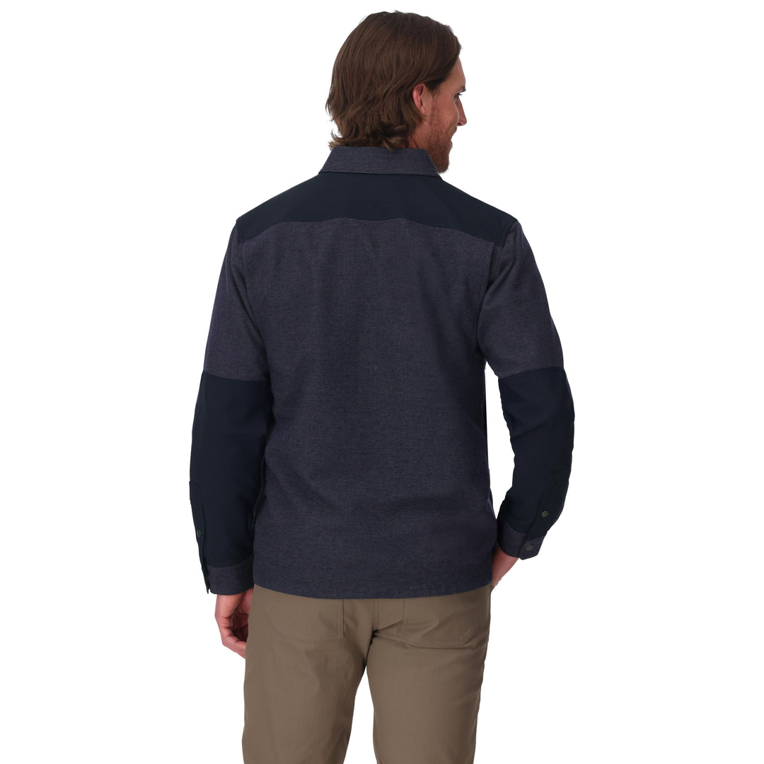 Simms Men's Confluence Overshirt, Slate, view 3