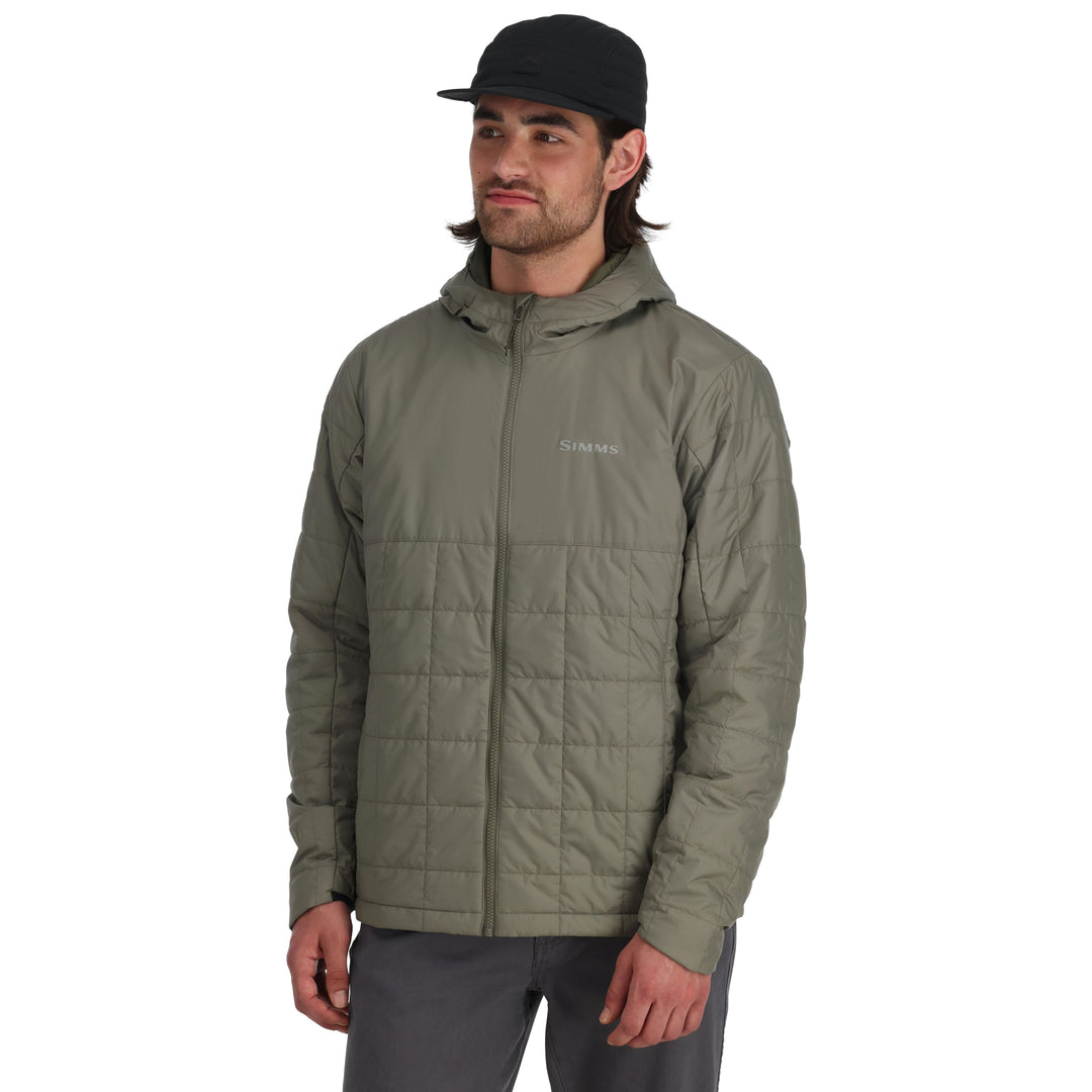 Simms Men's Fall Run Insulated Hoody, Smokey Olive, view 3