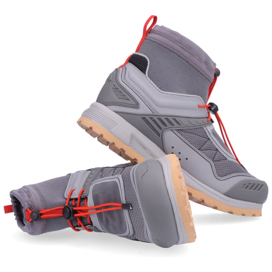Simms Men's Flyweight Access Wet Wading Shoe, Steel, view 23