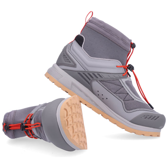 Simms Men's Flyweight Access Wet Wading Shoe, Steel, view 25