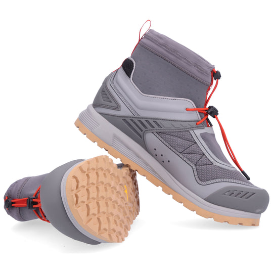 Simms Men's Flyweight Access Wet Wading Shoe, Steel, view 26