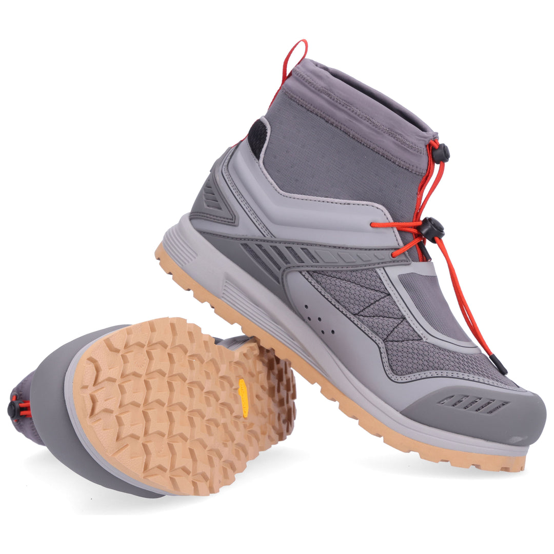 Simms Men's Flyweight Access Wet Wading Shoe, Steel, view 27