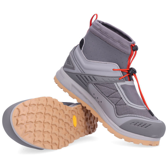 Simms Men's Flyweight Access Wet Wading Shoe, Steel, view 28