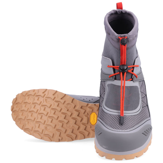Simms Men's Flyweight Access Wet Wading Shoe, Steel, view 34