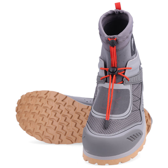 Simms Men's Flyweight Access Wet Wading Shoe, Steel, view 35