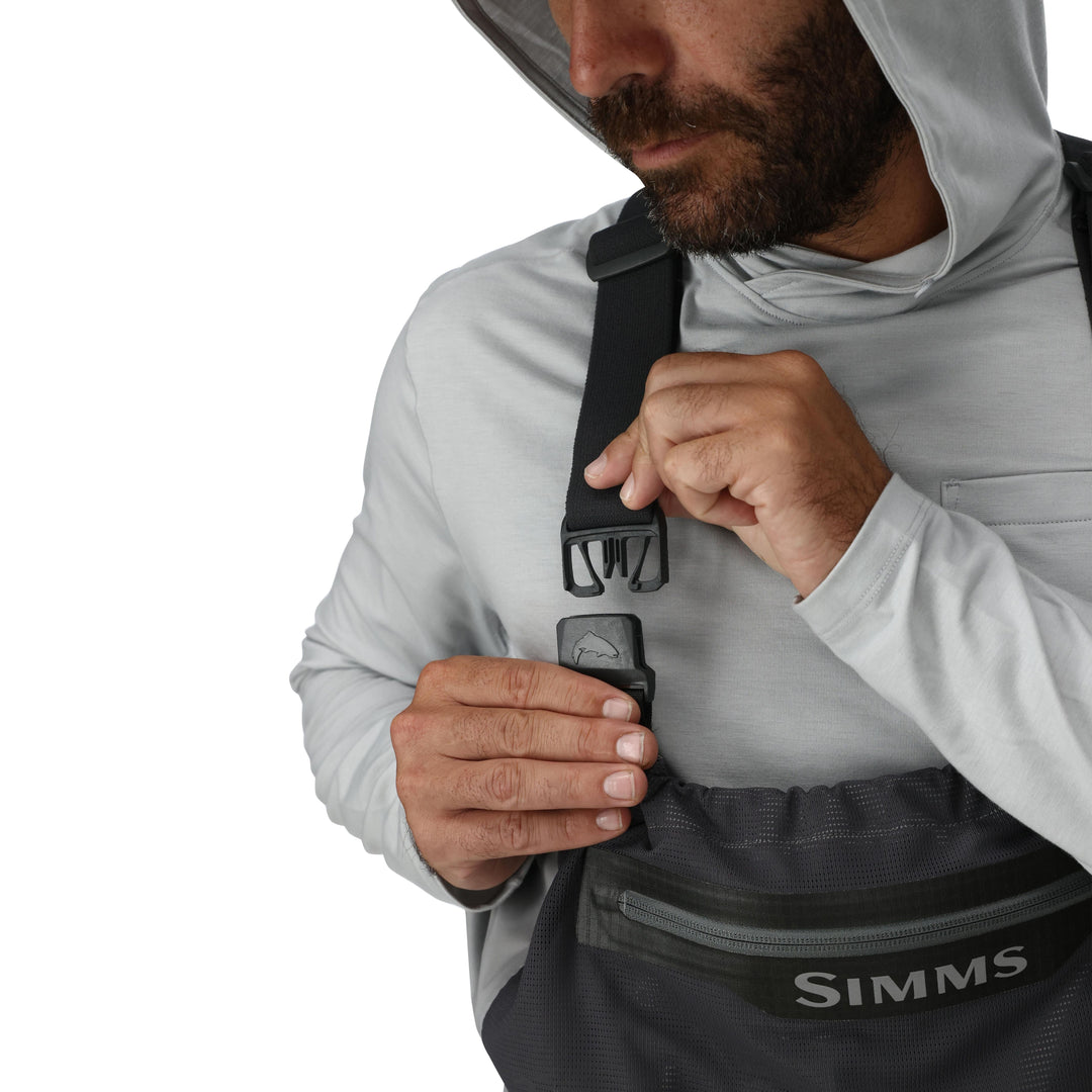 Simms Men's Flyweight Packable Wader, Cinder, view 5