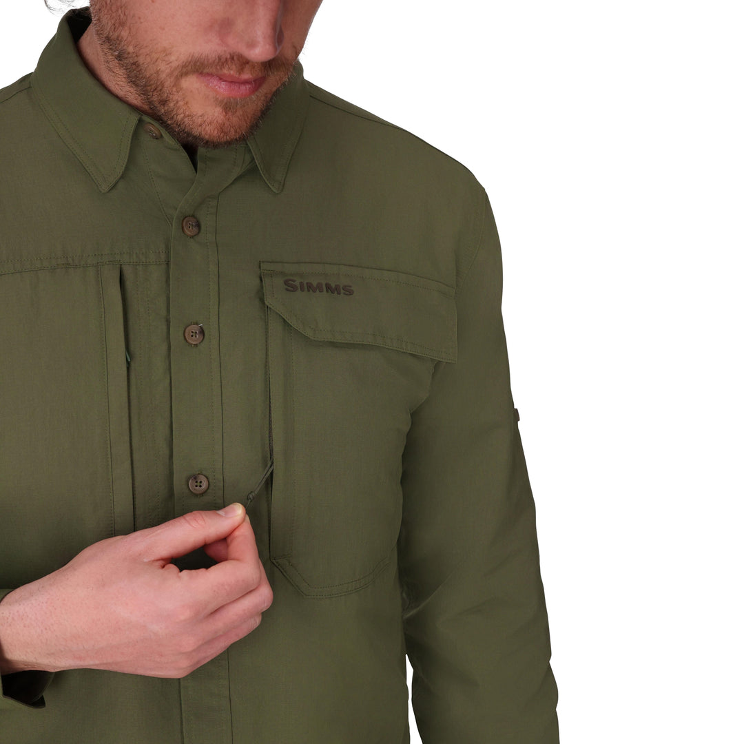 Simms Men's Guide Shirt, Loden, view 4