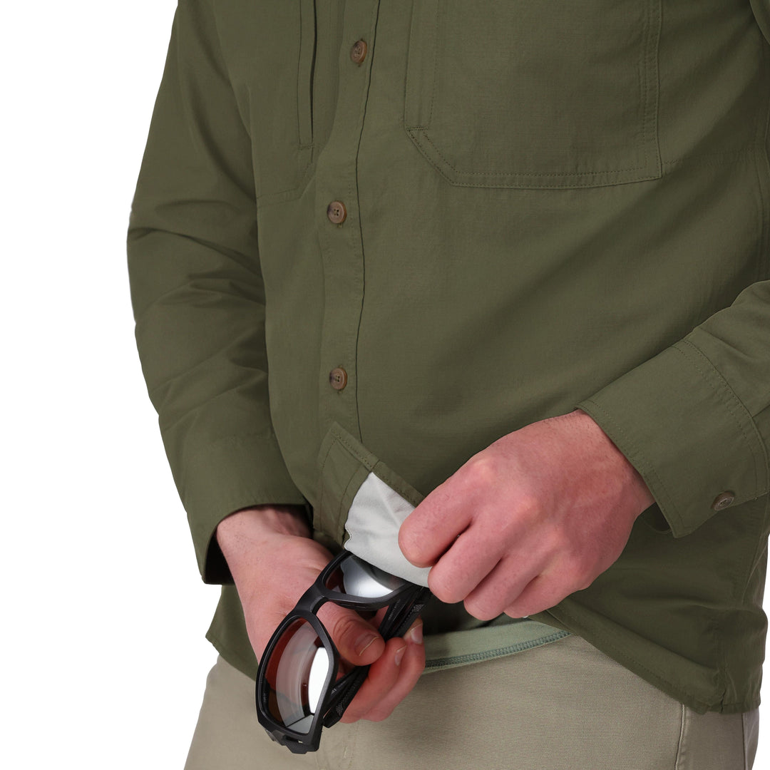 Simms Men's Guide Shirt, Loden, view 5