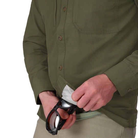 Simms Men's Guide Shirt, Loden, view 5