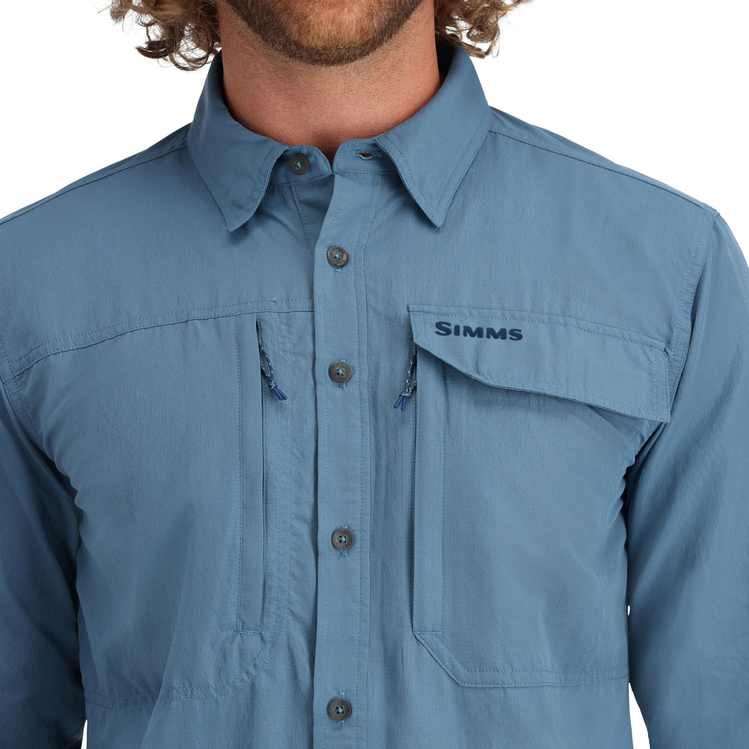 Simms Men's Guide Shirt, Neptune, view 4