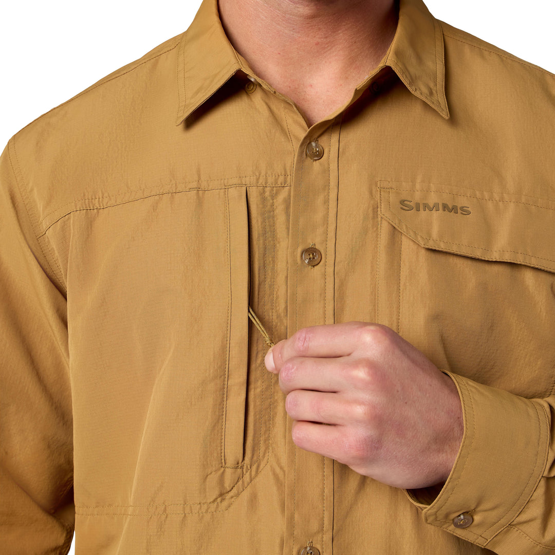 Simms Men's Guide Shirt, Sepia, view 5