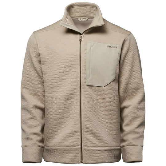 Simms Men's Harbor Fleece, Burnished Clay Heather