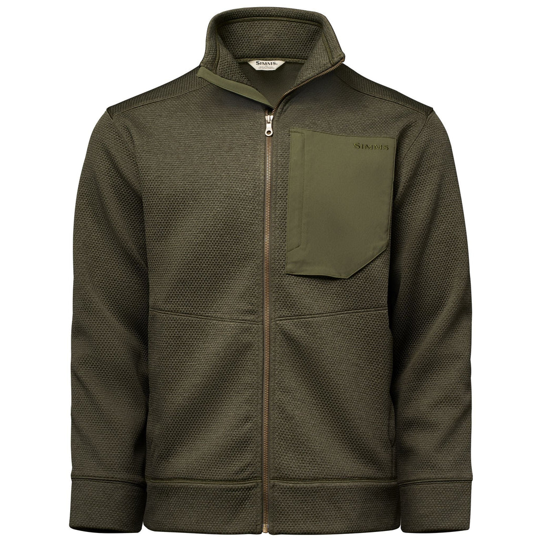 Simms Men's Harbor Fleece, Loden Heather
