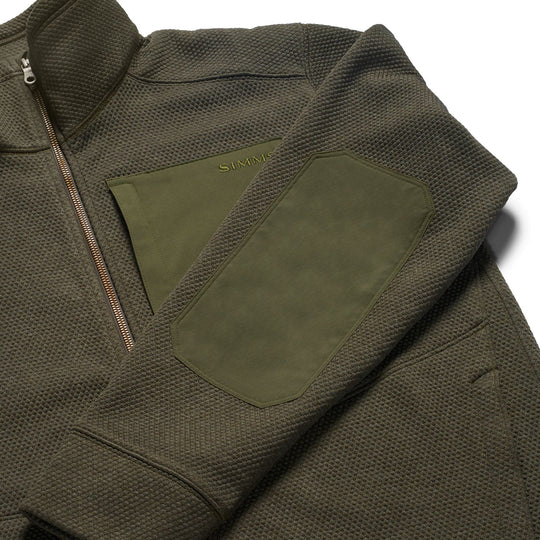 Simms Men's Harbor Fleece, Loden Heather, view 5