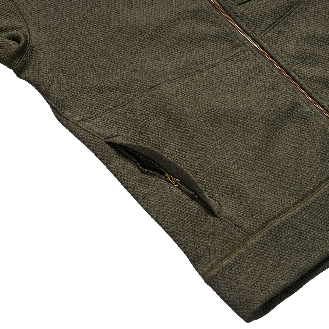 Simms Men's Harbor Fleece, Loden Heather, view 6