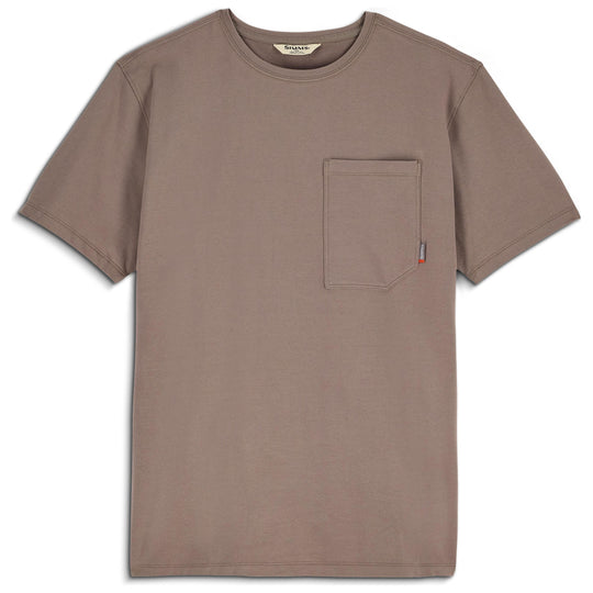 Simms Men's Harbor Pocket T-Shirt, Sturgeon