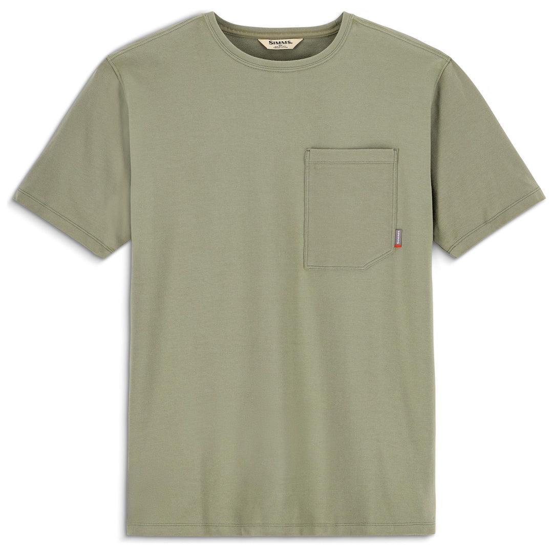 Simms Men's Harbor Pocket T-Shirt, Willow