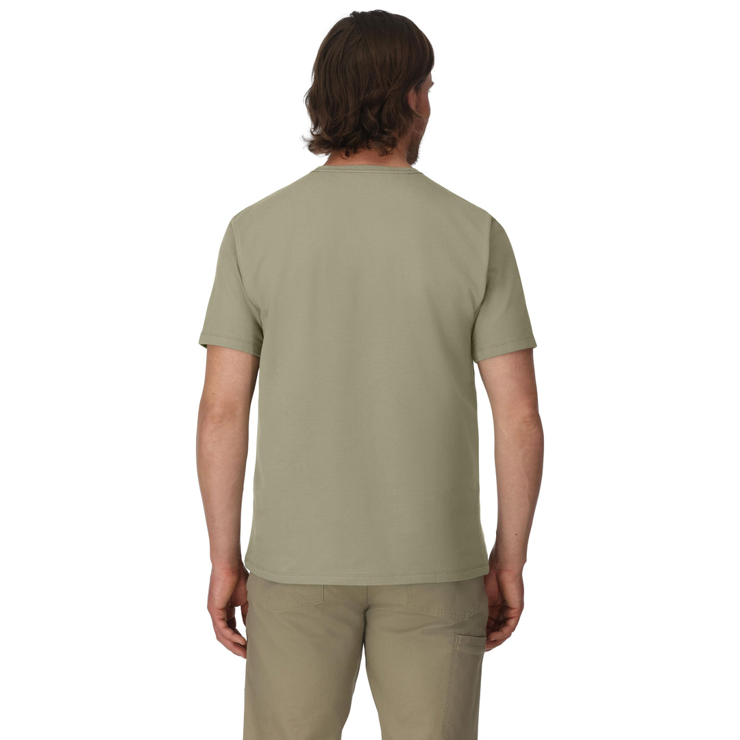 Simms Men's Harbor Pocket T-Shirt, Willow, view 3