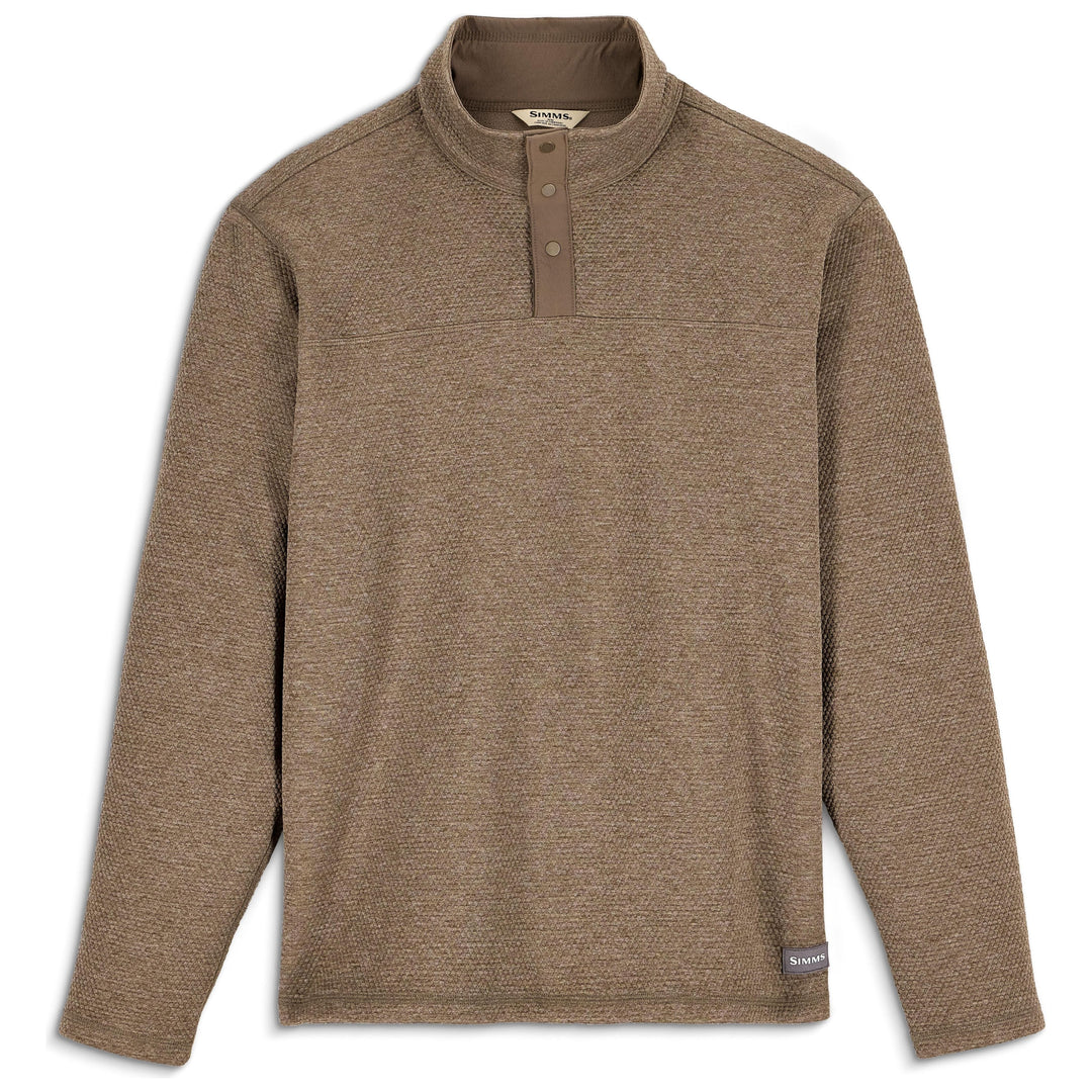 Simms Men's Harbor Sweater, Sturgeon Heather