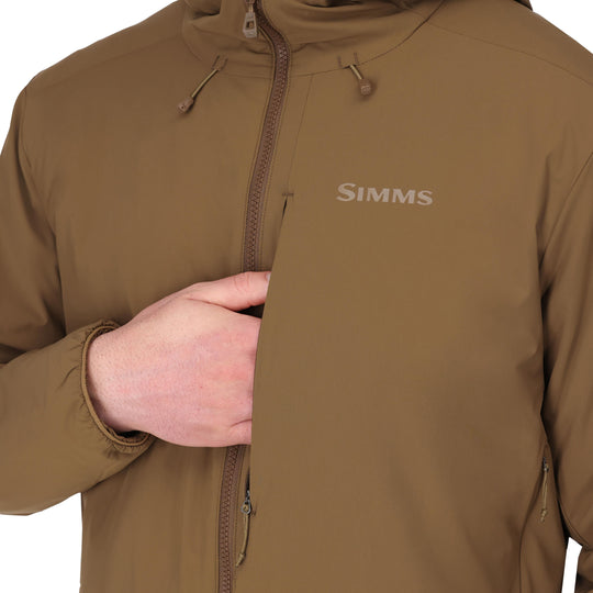 Simms Men's Midstream Hooded Jacket, Jasper, view 5