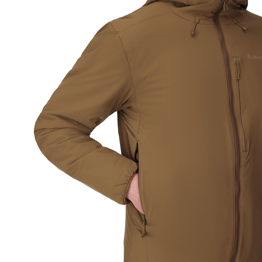 Simms Men's Midstream Hooded Jacket, Jasper, view 6