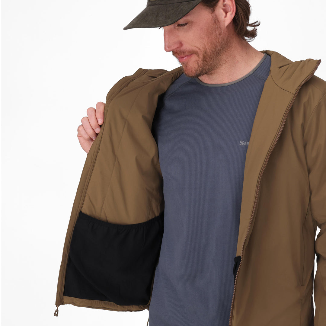Simms Men's Midstream Hooded Jacket, Jasper, view 7