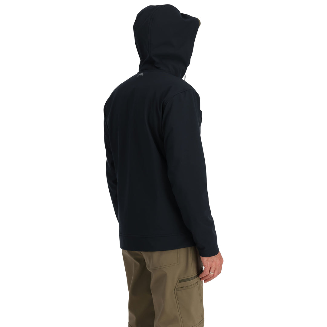 Simms Men's Rogue Hoody, Black, view 3