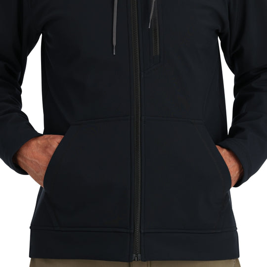 Simms Men's Rogue Hoody, Black, view 6