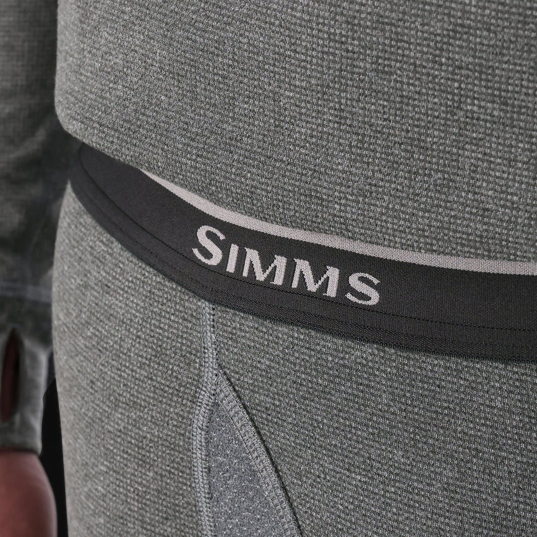 Simms Men's Strata 160 Bottom, Dark Grey Heather, underside, view 3