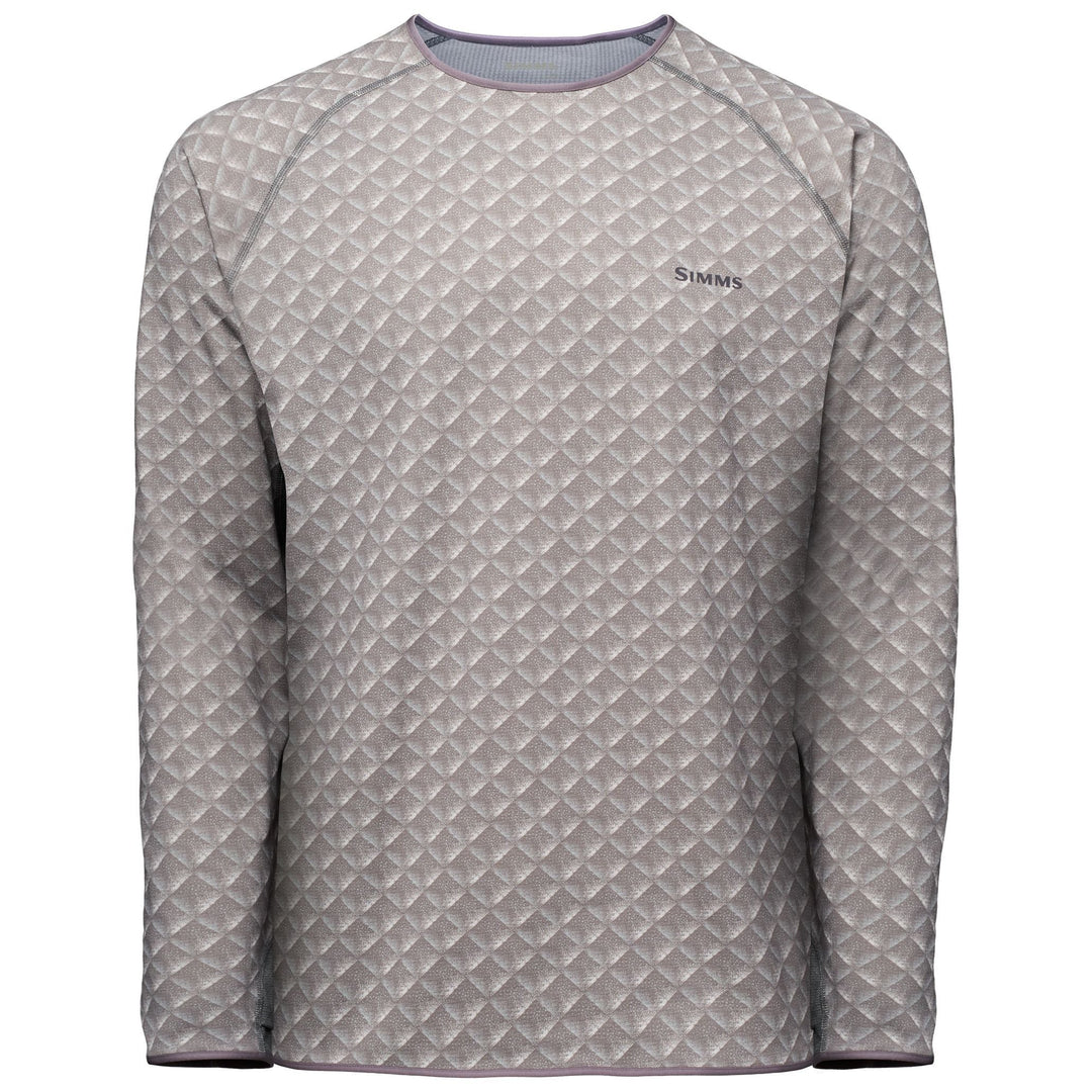 Simms Men's Strata 200 LS Crew, Hopperhead Stipple