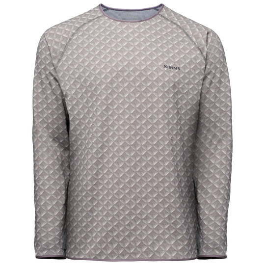 Simms Men's Strata 200 LS Crew, Hopperhead Stipple