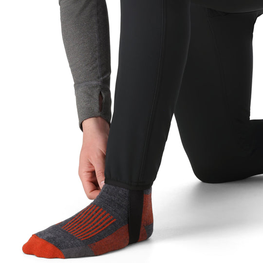 Simms Men's Strata 330 Bottom, Black, underside, view 6