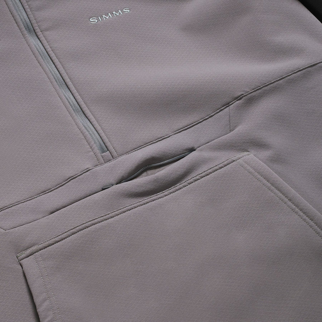 Simms Men's Strata 330 Half-Zip Hoody, Hopper Head, view 4